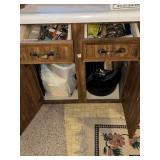 CONTENTS OF BASEMENT CABINETS (2 DRAWERS & 2 DOORS