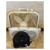 GALAXY BOX FAN, HOLMES DUAL WINDOW FAN, &