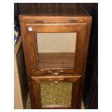 WOODEN CABINET (42" X 15" X 21")