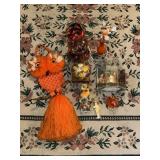 VINTAGE DECORATIONS: OWL, POTPOURRI JAR WITH