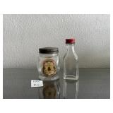 VINTAGE GLASS BOTTLE & HARMONY COCOA BUTTER COLD
