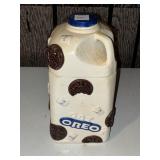 HOUSTON HARVEST GOT OREO? COOKIE JAR APPROX 11"