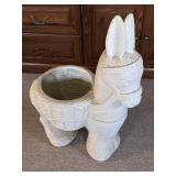 PLASTIC DONKEY PLANTER