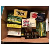 LOT OF ASSORTED EMPTY BRASS CARTRIDGES &
