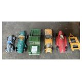HONG KONG MADE PLASTIC TRUCK, TOOTSIE TOYS, ETC