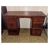 SOLID WOOD DESK (44" X 16" X 28")