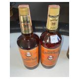 (2) SEALED BOTTLES OF OLD GRAND-DAD 86 PROOF