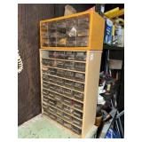 (2) MINI ORGANIZERS WITH VARIOUS NUTS & BOLTS