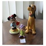 (3) WALT DISNEY CERAMIC FIGURES INCLUDING MINNIE