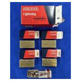 (200) FEDERAL LIGHTNING .22 CARTRIDGES & PARTIAL
