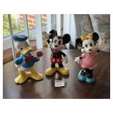 (3) WALT DISNEY CERAMIC FIGURES INCLUDING MINNIE