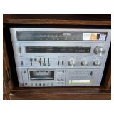 JC PENNY STEREO RECEIVER WITH 8 TRACK PLAYER