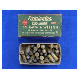 (36) REMINGTON KLEANBORE .32S&W CARTRIDGES