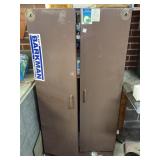 METAL STORAGE CABINET & CONTENTS