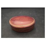 GENUINE LEATHER FLORENCE ITALY TRINKET BOX