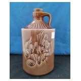 BROWN TONED COOKIE JUG APPROX 8"
