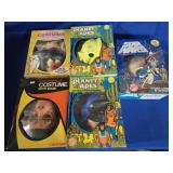 VINTAGE HALLOWEEN MASKS (SOME WITH BOXES):