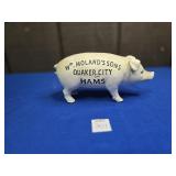 CAST IRON PIGGY BANK WM MOLAND