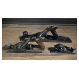 (3) PLANERS: STANLEY NO 120, MADE IN USA MARKED