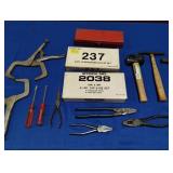 VISE GRIPS, MALLETS, DEEP SOCKET SET, SCREWDRIVERS