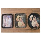 (3) COCA-COLA SERVING TRAYS