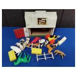 1967 FISHER PRICE FARM SET WITH ACCESSORIES