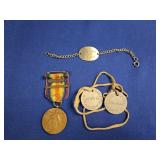 DOG TAGS & GREAT CIVIL WAR MEDAL