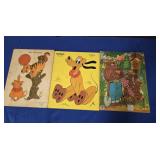 PLAYSKOOL, CONNOR TAU & WALT DISNEY WOODEN PUZZLES
