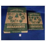 (24) VINTAGE SHINY BRITE GLASS CHRISTMAS ORNAMENTS
