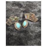 .925 STERLING SILVER MOTHER OF PEARL CLIP ON
