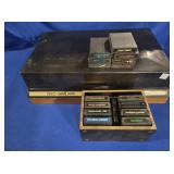 ATARI WITH VIDEO GAME CENTER & GAMES