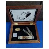 CASE XX LIMITED EDITION 2001 ELK 1 OF 500 W/CASE