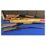 (3) RED RYDER BB AND (1) DAISY BB GUNS