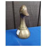 BRASS DUCK BOOK END APPROX 5.5"