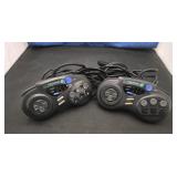 (2) SEGA GENESIS PROPAD 6 CONTROLLERS