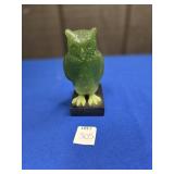 WONY ITALY JADE OWL APPROX 4.5"