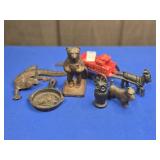 CAST IRON: LOUISVILLE BEAR, GECKO, OWL, SCOTTY DOG