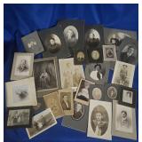 VINTAGE BLACK AND WHITE PHOTOS (2 TIN TYPE)