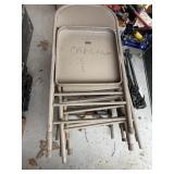 Metal Chairs and table