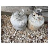 2 propane tanks
