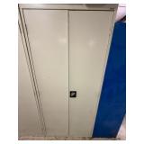 Tan metal Cabinet