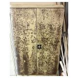 Metal Cabinet and Contents