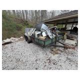 Dual Axle Trailer with Scrap Metal