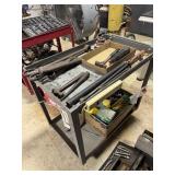 Metal Cart, hammer, pry bar, Etc