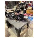 Router with table and drill