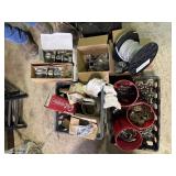 Hinges, cabinet handles, Door Knobs