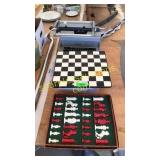 Typewriter, chessboard