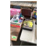 Cleaning supplies, seed starting