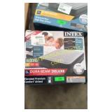 Intex king inflatable bed