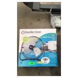 Comfort zone 12 in fan